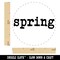Spring Fun Text Self-Inking Rubber Stamp for Stamping Crafting Planners